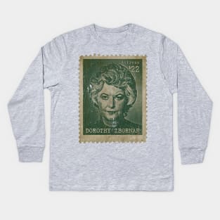 Dorothy Zbornak Engraved Style Kids Long Sleeve T-Shirt